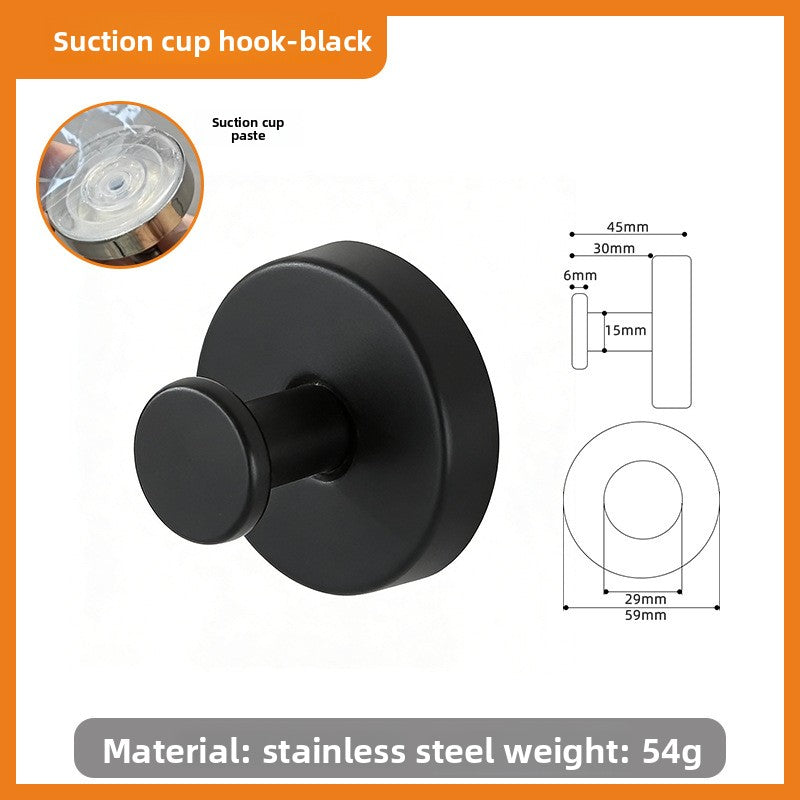 Suction Cup Wall Hook – Aluminum Alloy No-Drill Bathroom & Kitchen Hook