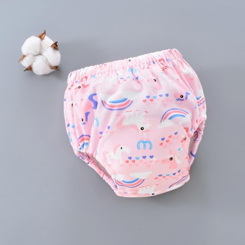 Waterproof Cotton Baby Training Pants – Breathable Potty Training Underwear with Cartoon Designs