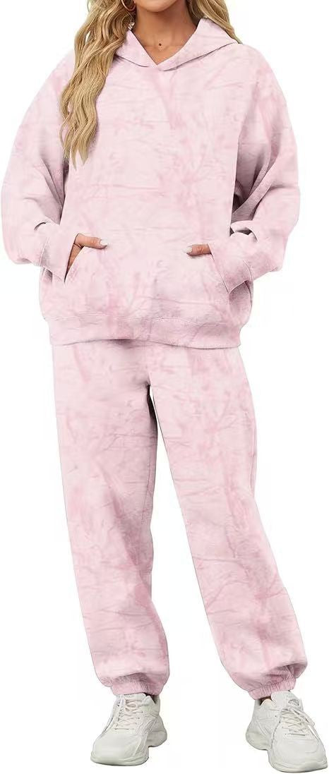 Fleece-Lined 3D Printed Hoodie & Pants Set – Unisex Casual Tracksuit