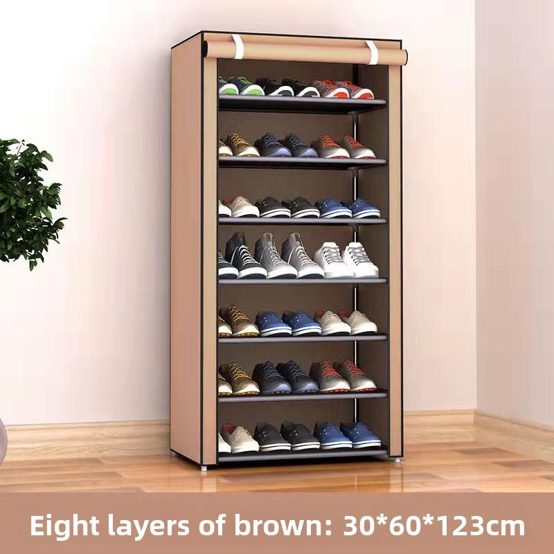 Multi-Tier Dustproof Shoe Rack Organizer