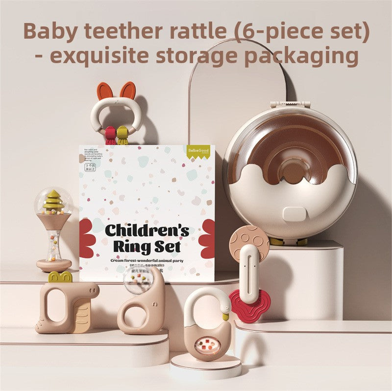 Baby Rattle Teether Set – Safe, Educational & Gift-Ready (0–3 Years)