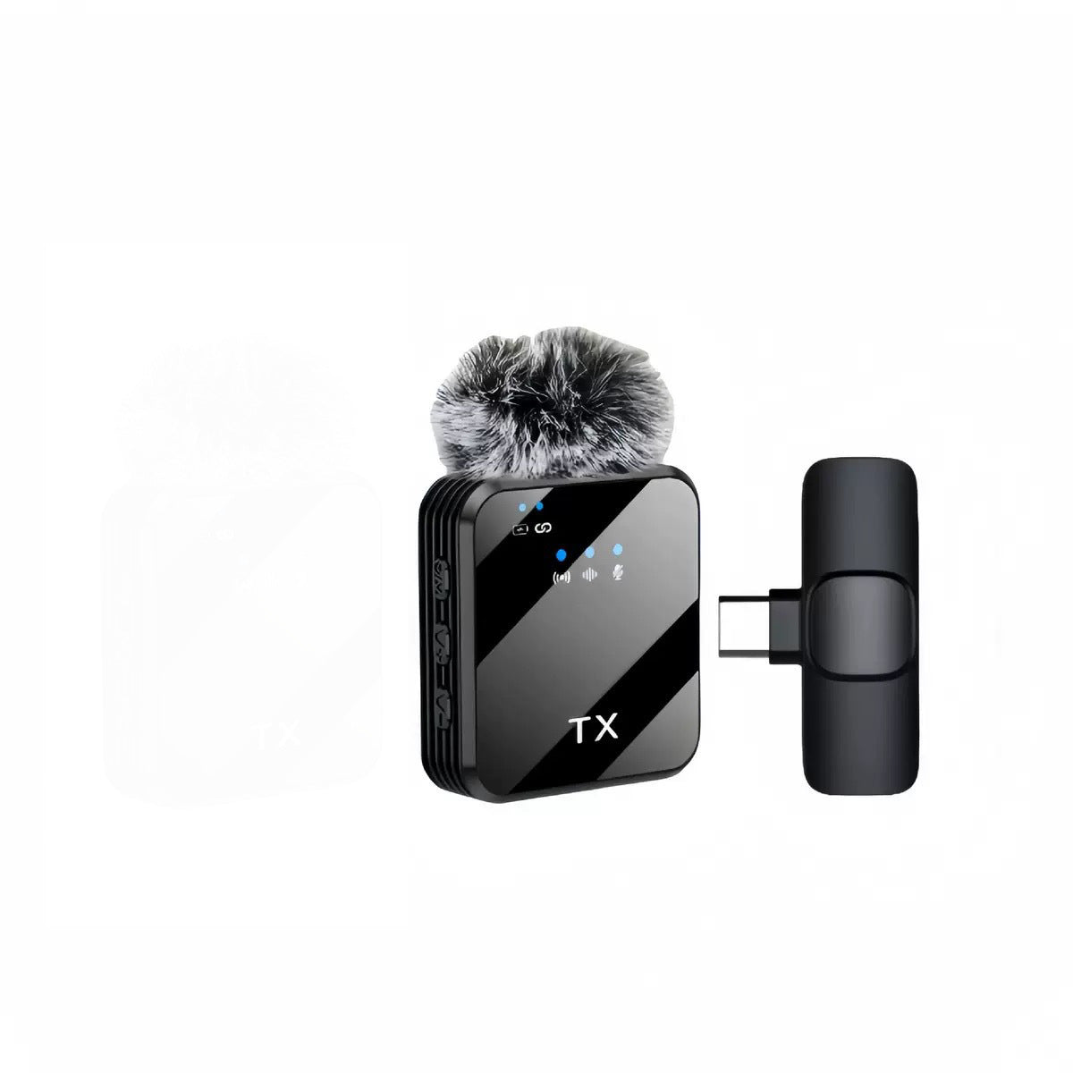 Wireless Bluetooth Microphone – Portable Noise Reduction Mic for Streaming, Recording & Video