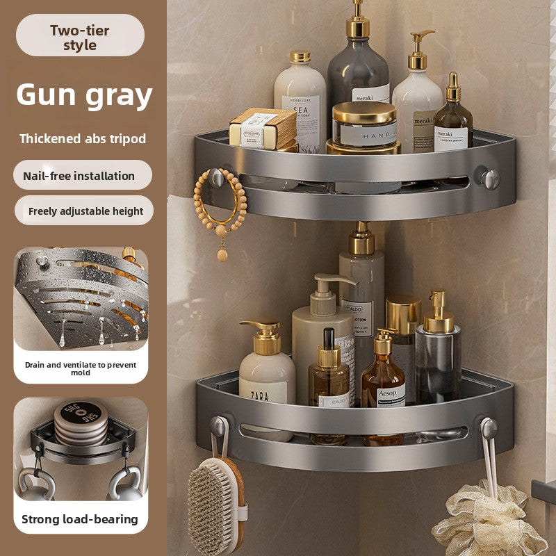 Bathroom Corner Shelf – No-Drill Multi-Layer Storage Rack