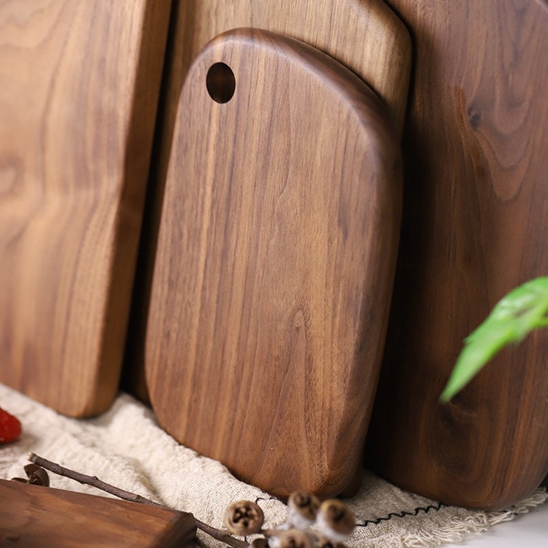 Black Walnut Cutting Board – Rustic Wooden Serving & Chopping Board
