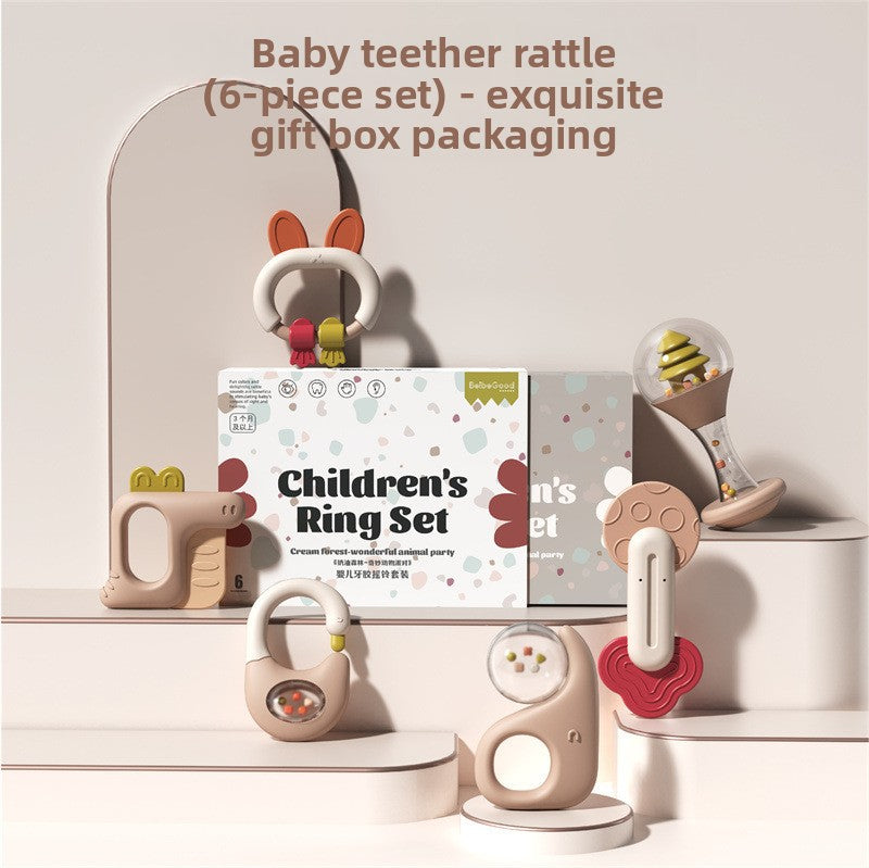 Baby Rattle Teether Set – Safe, Educational & Gift-Ready (0–3 Years)