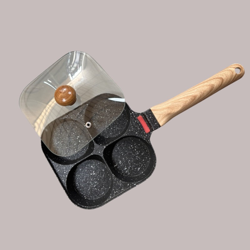 Four-Hole Frying Pan – Non-Stick Breakfast Egg Cooker