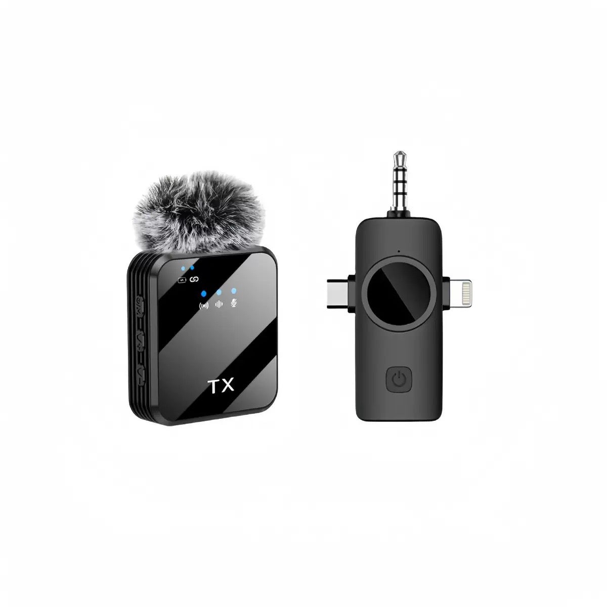 Wireless Bluetooth Microphone – Portable Noise Reduction Mic for Streaming, Recording & Video