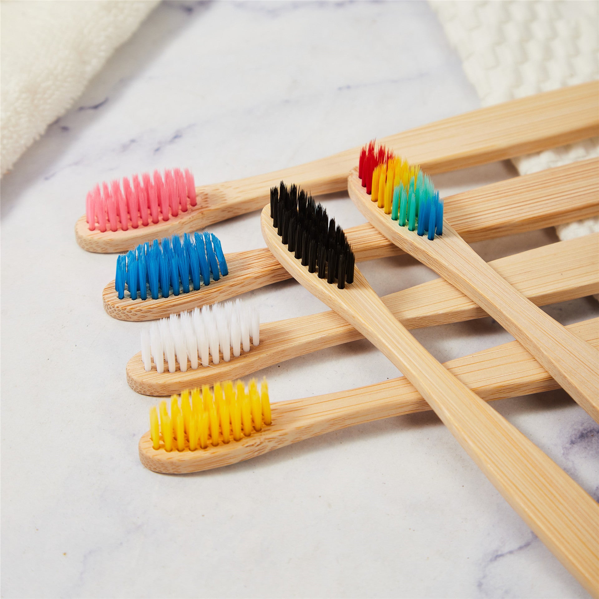 Bamboo Toothbrush – Eco-Friendly Soft Bristle Biodegradable Toothbrush