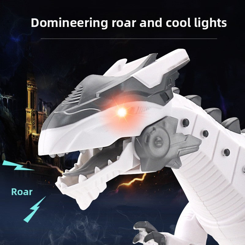 Interactive Walking Dinosaur Toy with Lights & Movable Mouth