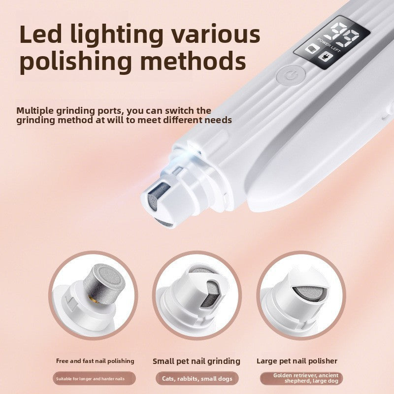 2-in-1 Pet Nail Grinder – Clipping & Grinding