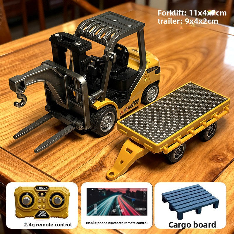 Mini Forklift Toy with Bluetooth Remote Control