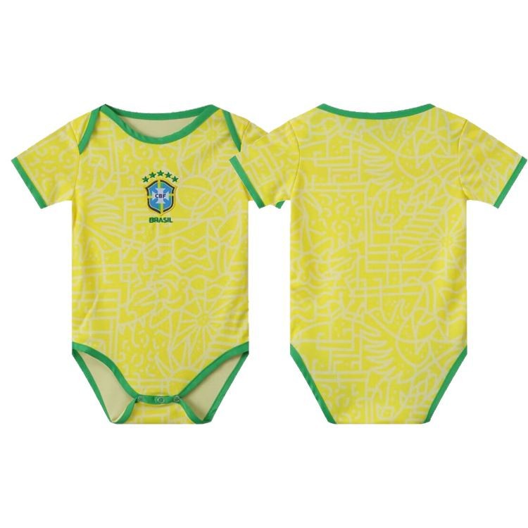 Bamboo Fiber Baby Football Jumpsuit – Soft Breathable Sports-Themed Romper (5–18 Months)