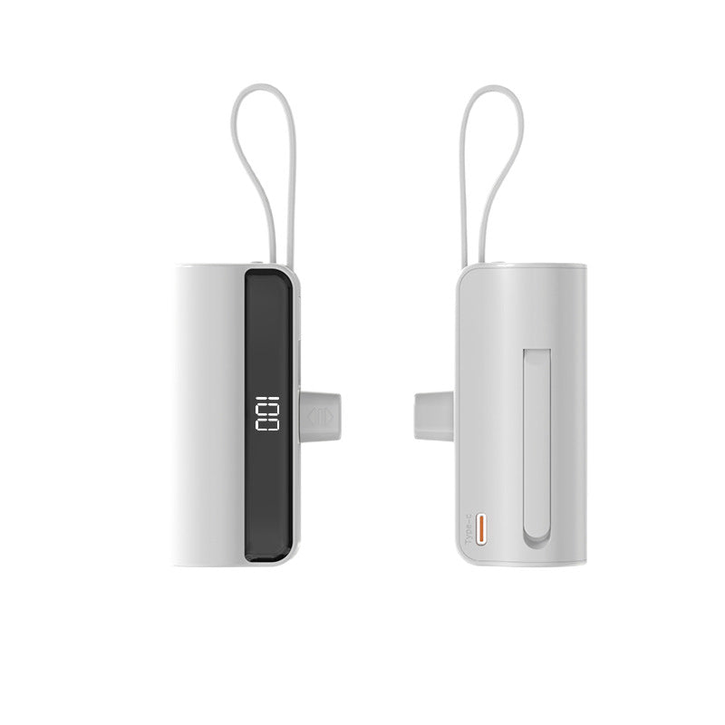 Mini Capsule Power Bank – 20W Fast Charging Portable Battery