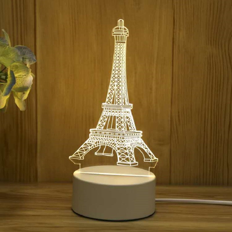 Smart Voice Control 3D LED Night Light
