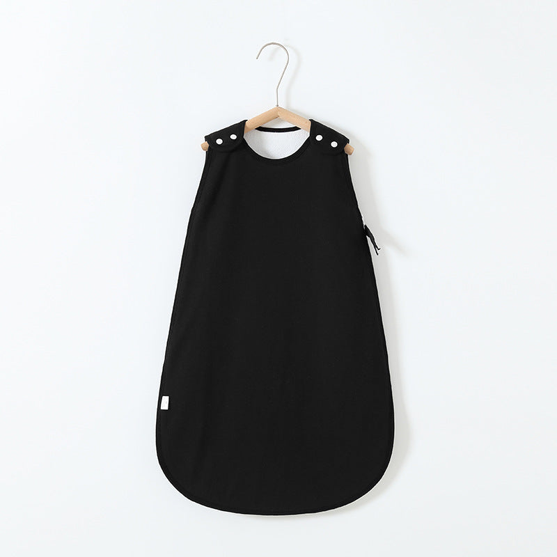 Thickened Cotton Baby Sleeping Bag Vest – Plush Lined Infant Sleep Sack (0–12 Months)