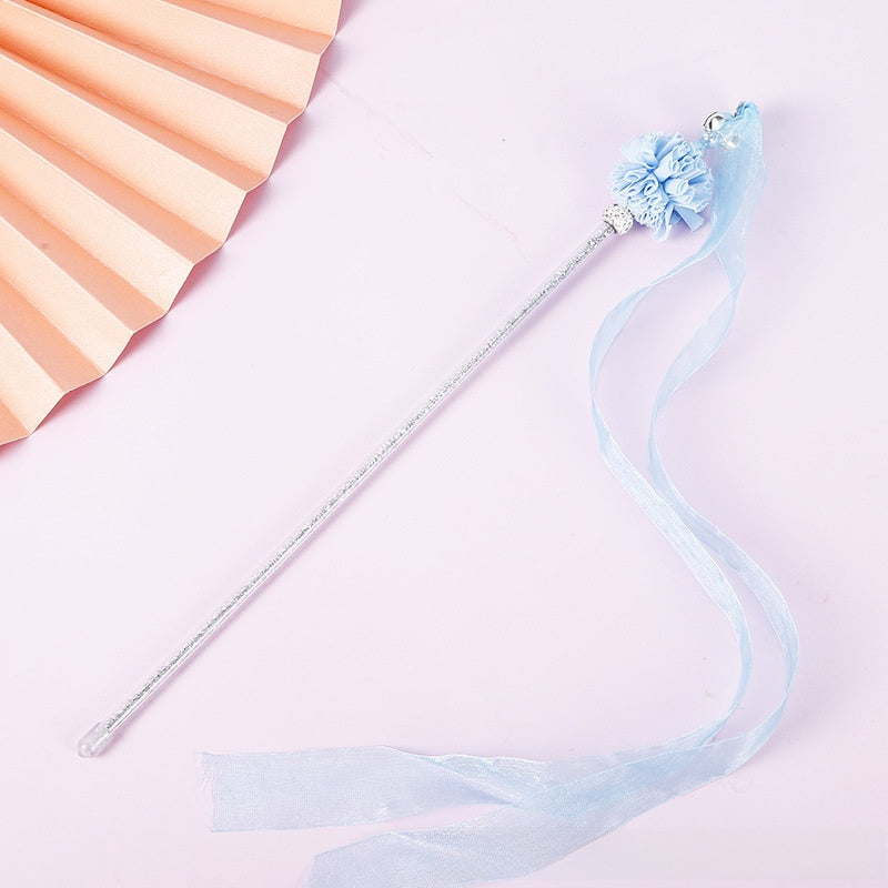 Interactive Cat Tease Stick Toy – Feather & Sound Paper Wand