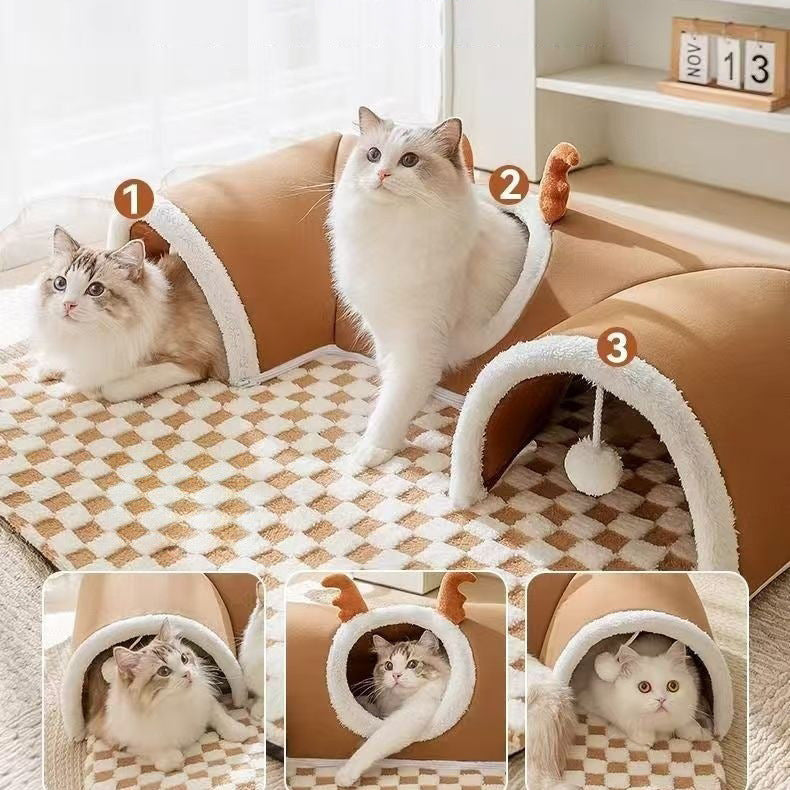 Wooden Cat Bed Shelter – Cozy Year-Round Retreat