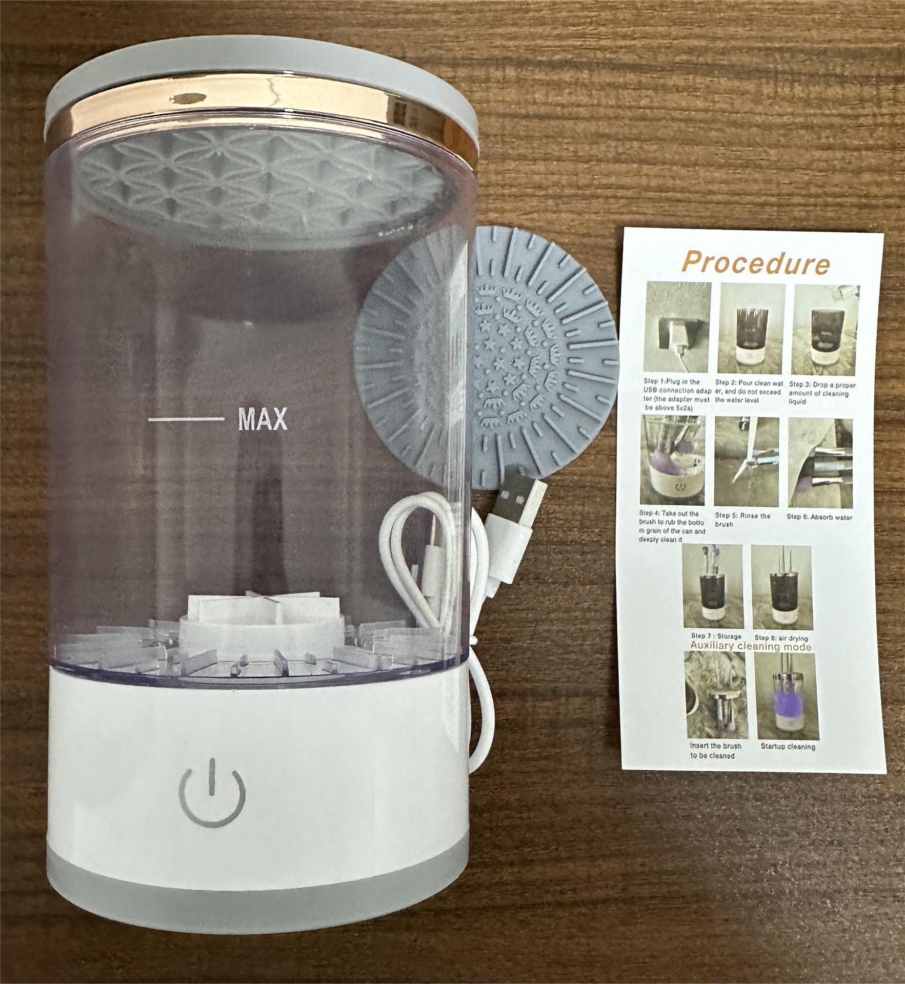 Ultrasonic Makeup Brush Cleaner – UV Sterilizing Beauty Tool