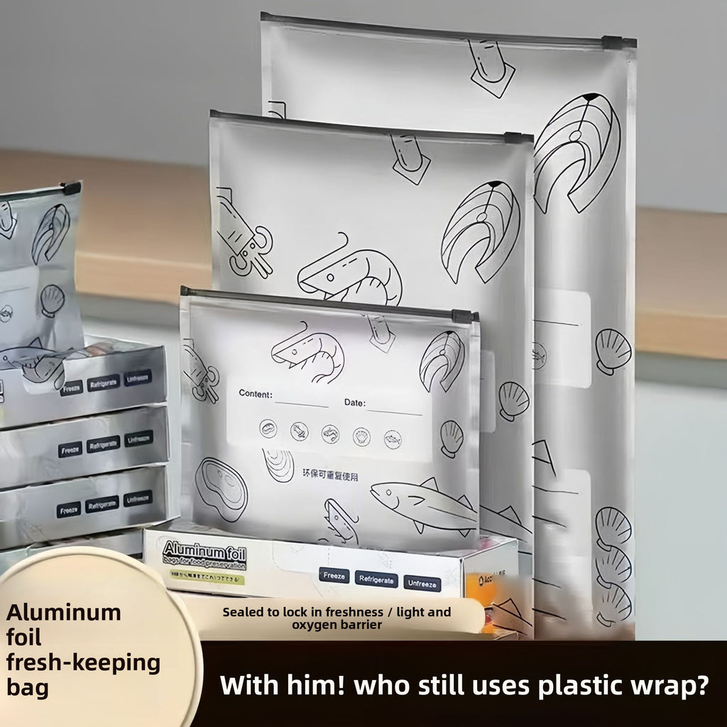 Aluminum Foil Fresh-Keeping Bags – Airtight, Heat-Resistant, Multi-Size