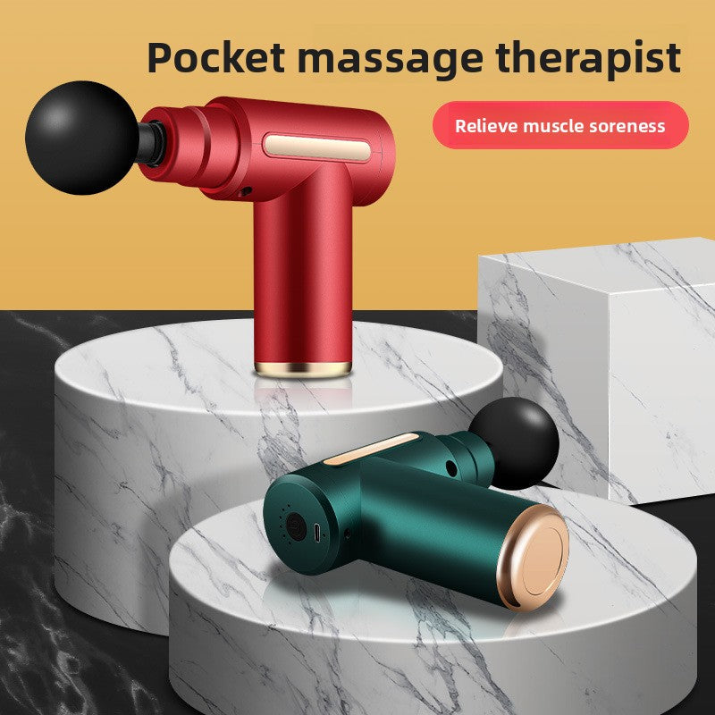Mini Massage Gun – Portable Deep Tissue Muscle Massager with 5+ Speeds