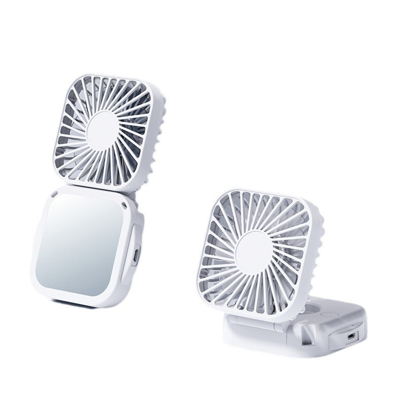 Portable USB Rechargeable Neck Fan – Foldable Hands-Free Mini Cooling Fan