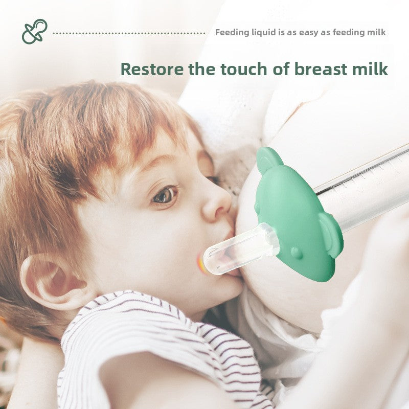 Baby Medicine Feeder – Anti-Choking Silicone Nipple-Type Liquid Dispenser