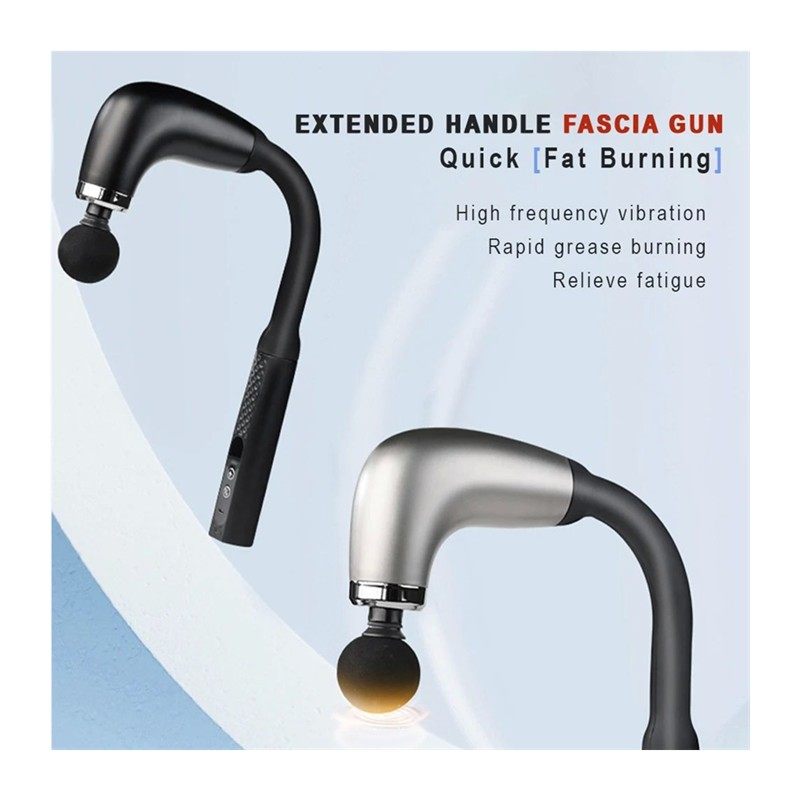 Portable Electric Massage Gun – Rechargeable Muscle Relief Fascia Gun with Multiple Attachments