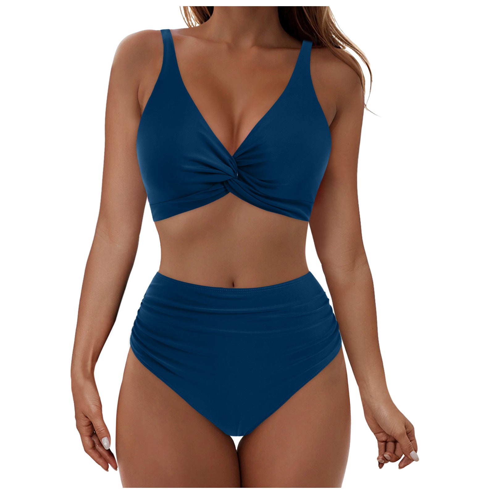 Women’s Two-Piece Swimsuit Set – Stretch Bikini with Built-In Padding