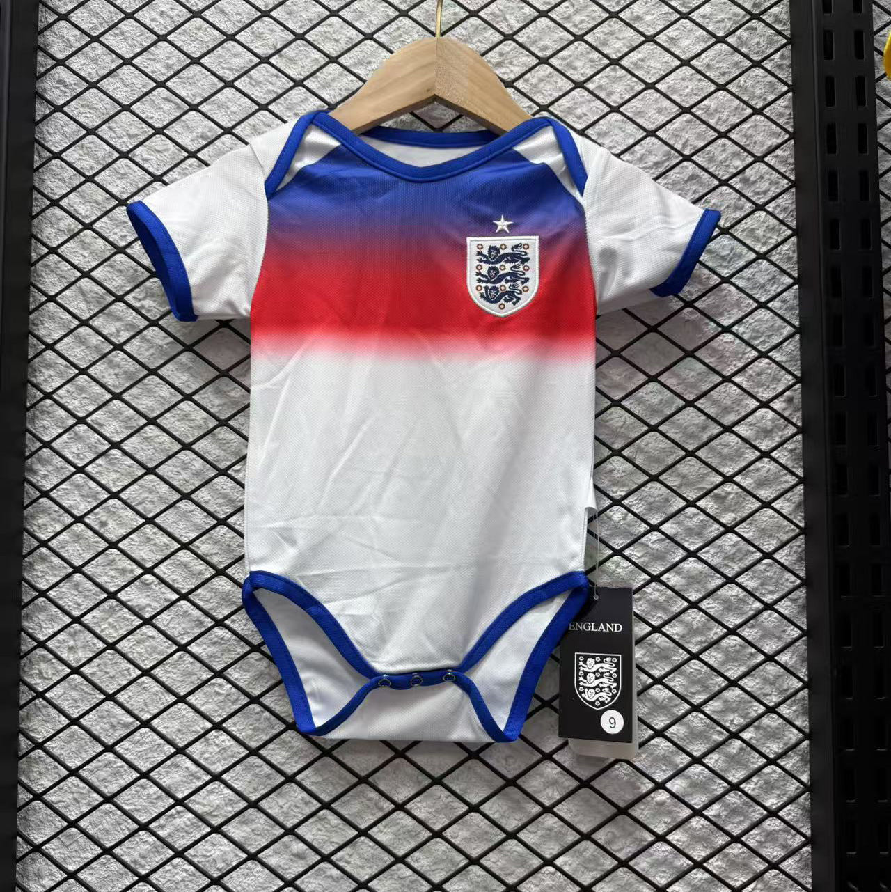 Bamboo Fiber Baby Football Jumpsuit – Soft Breathable Sports-Themed Romper (5–18 Months)