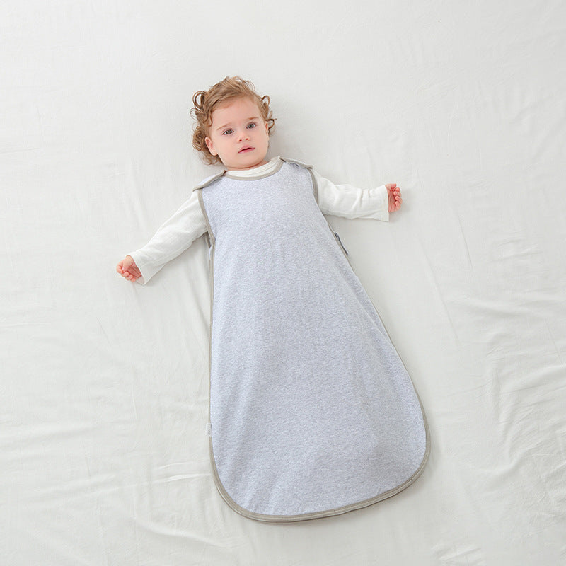 Thickened Cotton Baby Sleeping Bag Vest – Plush Lined Infant Sleep Sack (0–12 Months)
