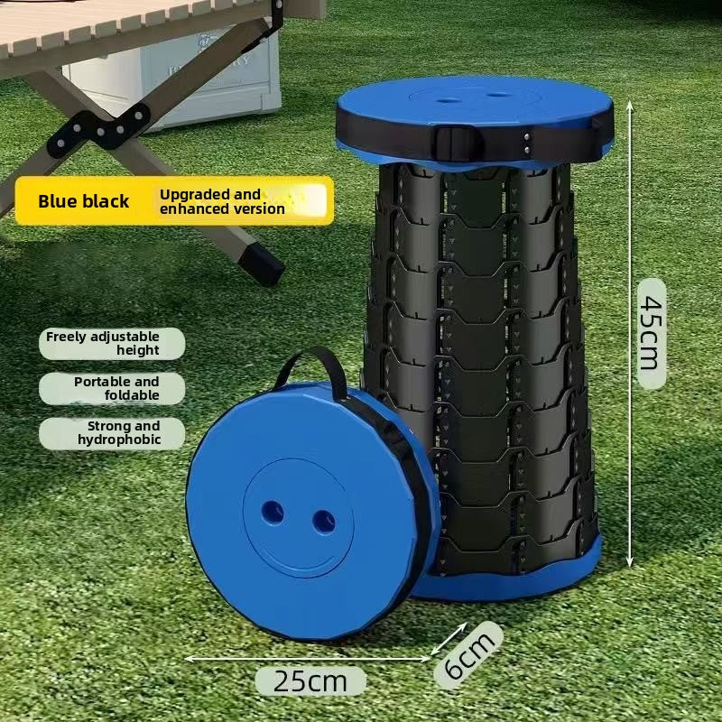Portable Retractable Folding Stool – Lightweight & Durable