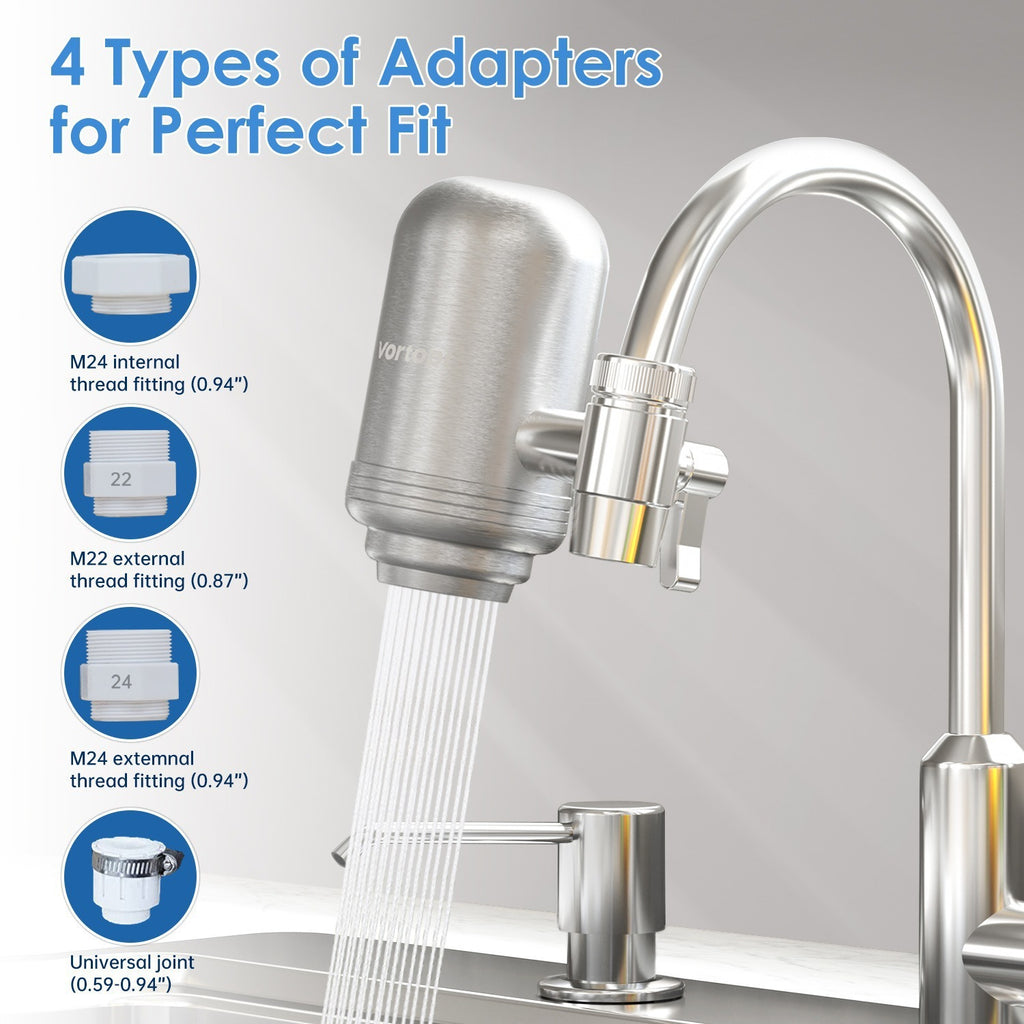 304 Stainless Steel Faucet Water Filter
