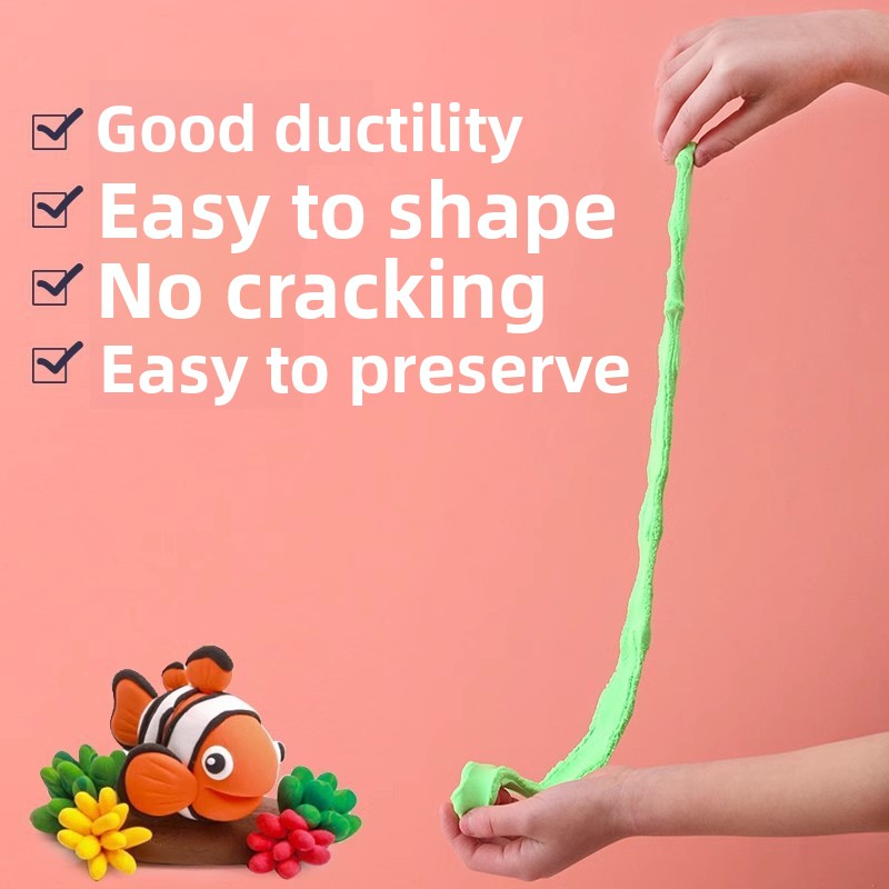 Kids Ultra-Light Clay Modeling Kit – Soft DIY Craft Clay with Sculpting Tools