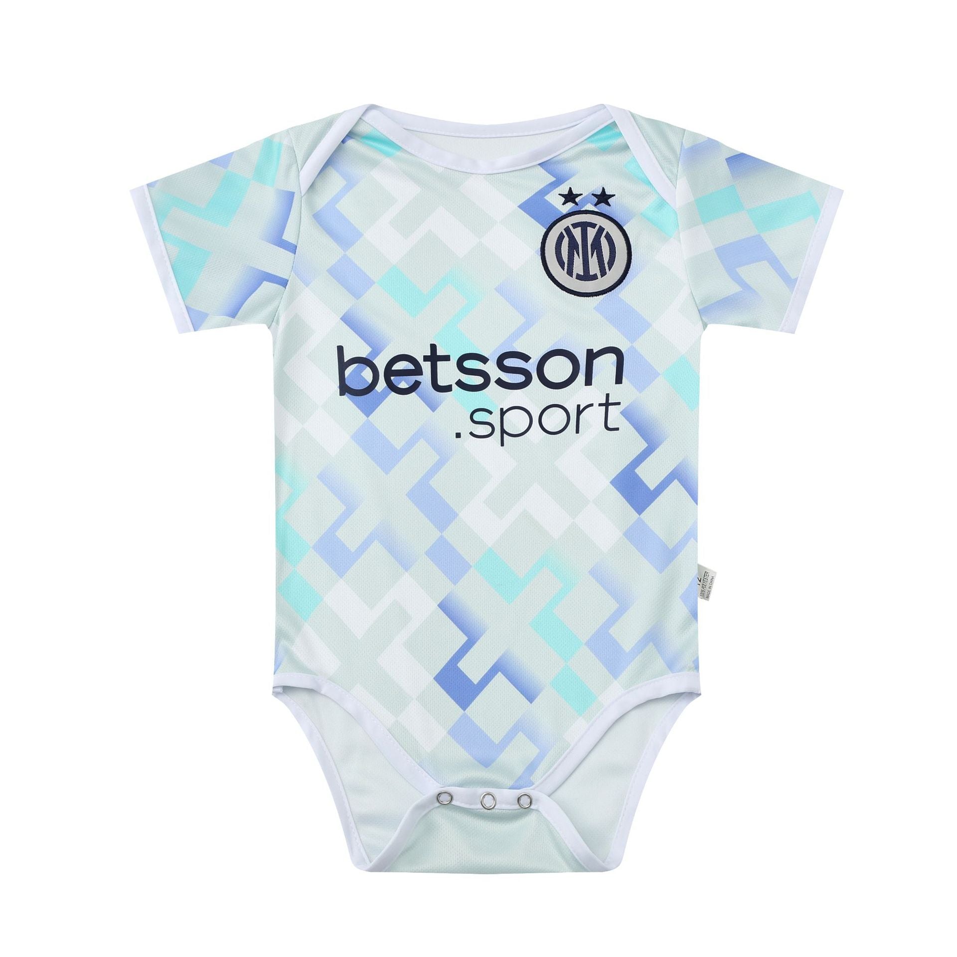 Bamboo Fiber Baby Football Jumpsuit – Soft Breathable Sports-Themed Romper (5–18 Months)