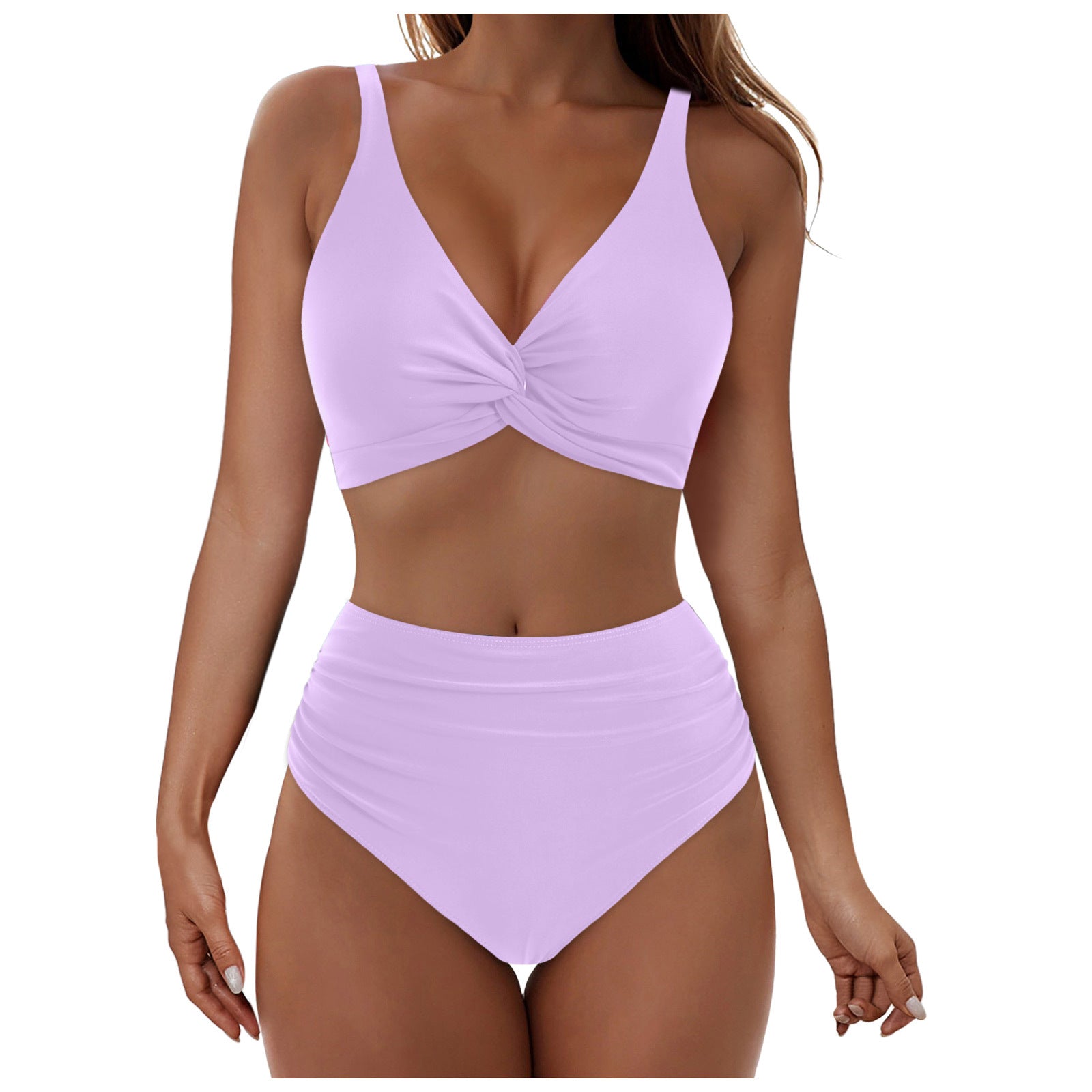 Women’s Two-Piece Swimsuit Set – Stretch Bikini with Built-In Padding