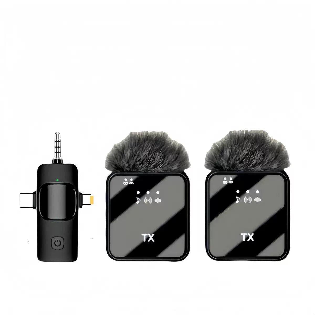 Wireless Bluetooth Microphone – Portable Noise Reduction Mic for Streaming, Recording & Video