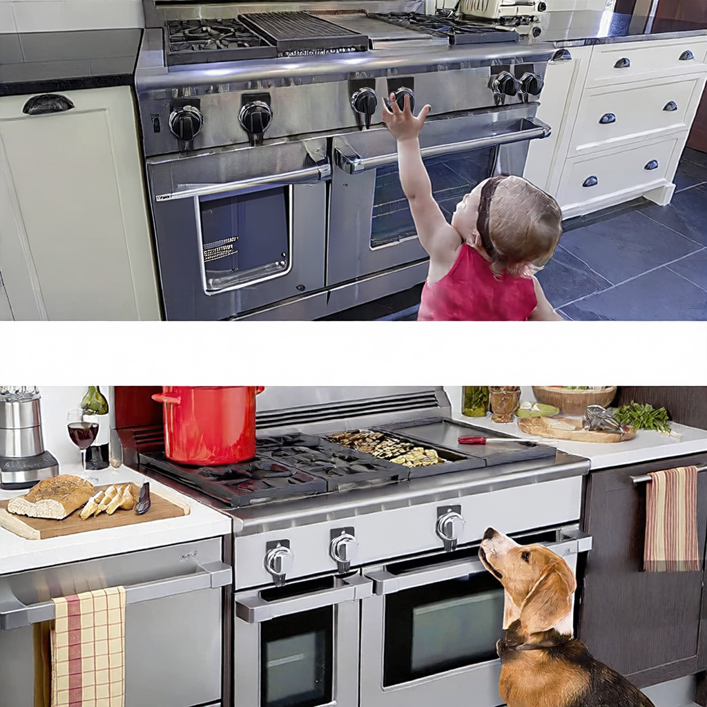 Silicone Gas Stove Knob Covers – Child Safety Kitchen Lock