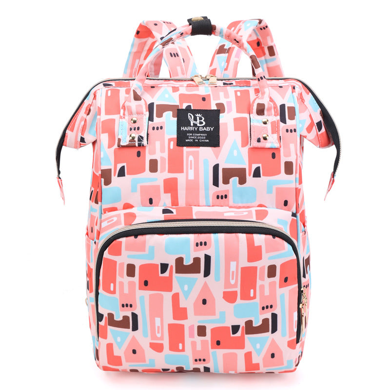 Large Capacity Mommy Diaper Backpack – Waterproof Baby Bag with Insulated Pockets