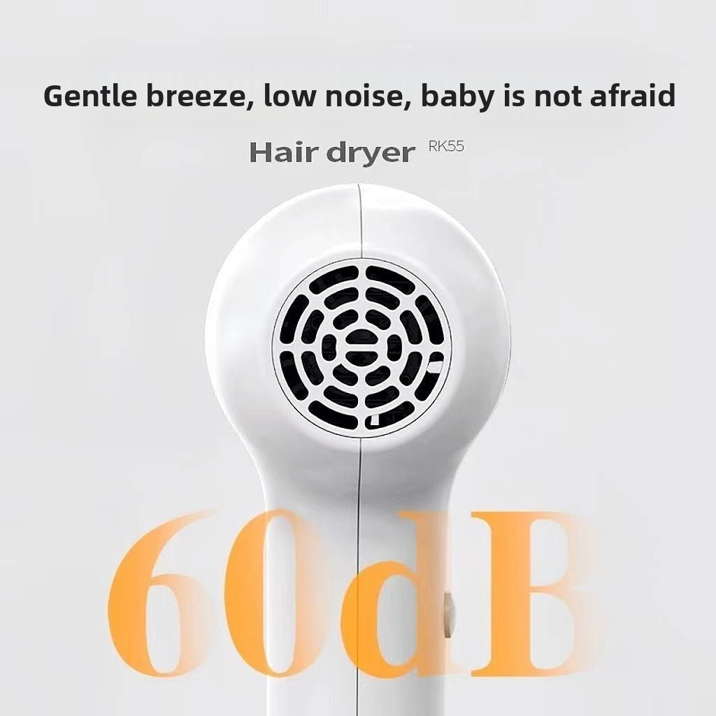 Wireless Baby Hair Dryer – Quiet Low-Noise Cordless Blow Dryer with Hot & Cool Settings