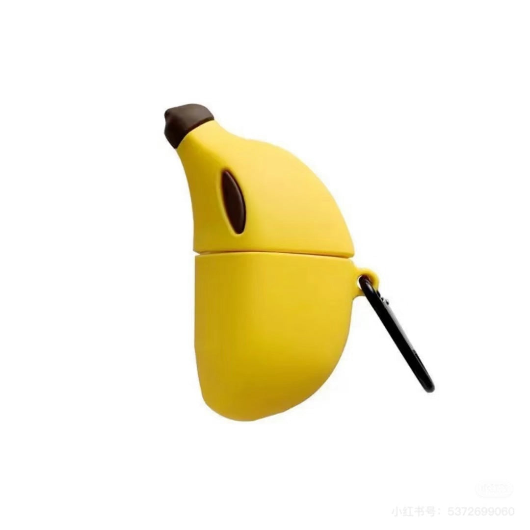 Banana AirPods Case – Cute Silicone Earbud Protective Cover