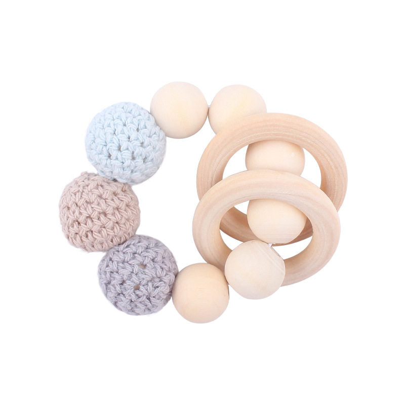Personalized Pacifier Clip – Soft Yarn Ball Baby Accessory