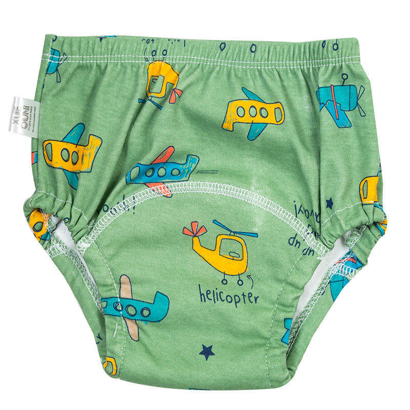 Reusable Cotton Training Pants – 6-Layer Washable Cloth Diaper for Toddlers (Ages 1–3)