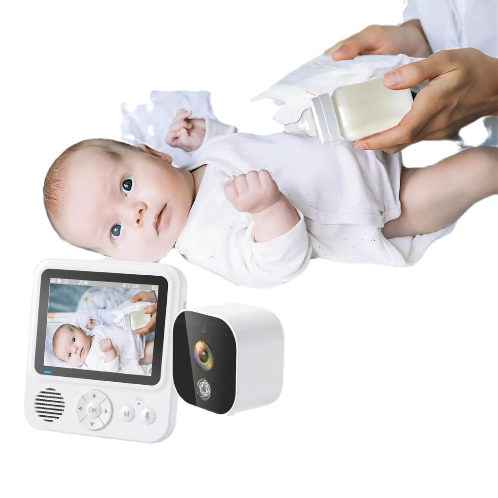 Wireless Baby Monitor with Night Vision – 2.8-Inch Portable Infant Monitoring System