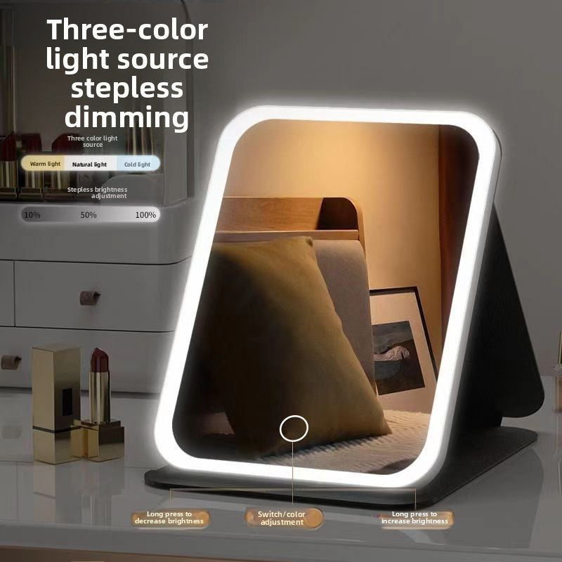 LED Foldable Makeup Mirror