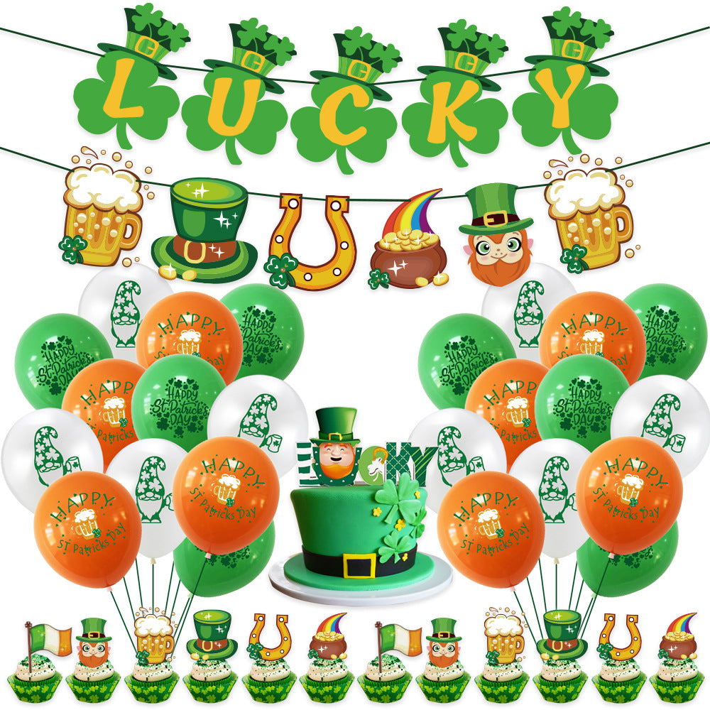 St. Patrick’s Day Photo Booth Props – 24 Piece Party Photo Accessory Set Overview