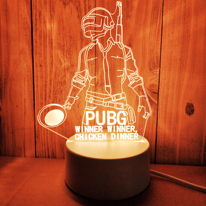 Smart Voice Control 3D LED Night Light