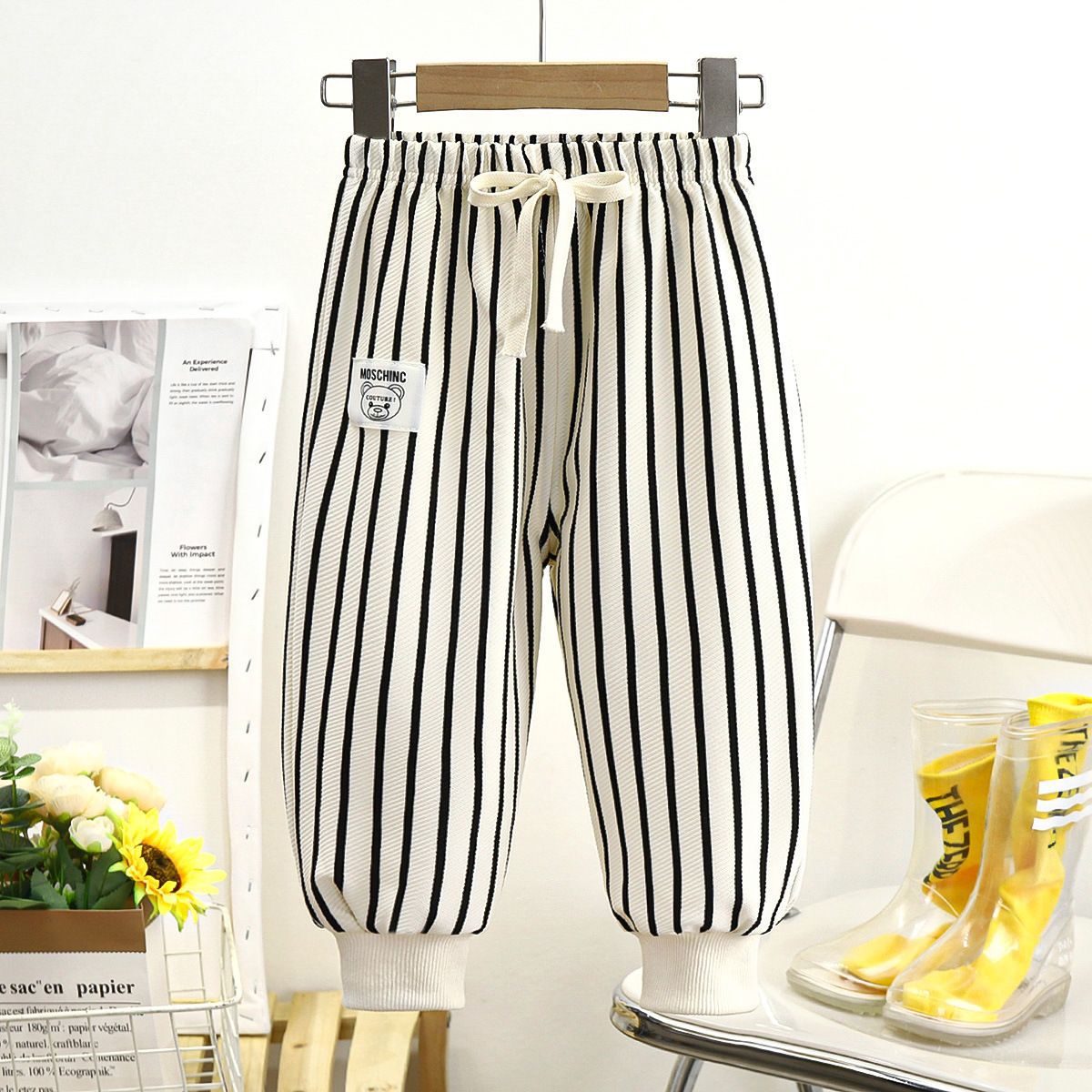 Kids Contrast Color Two-Piece Set