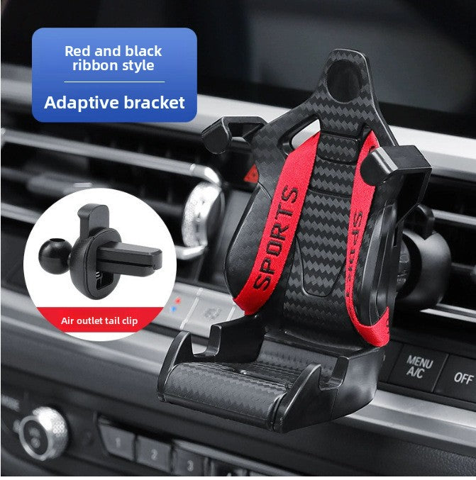 360° Racing Seat Car Phone Holder – Universal Dashboard Mount