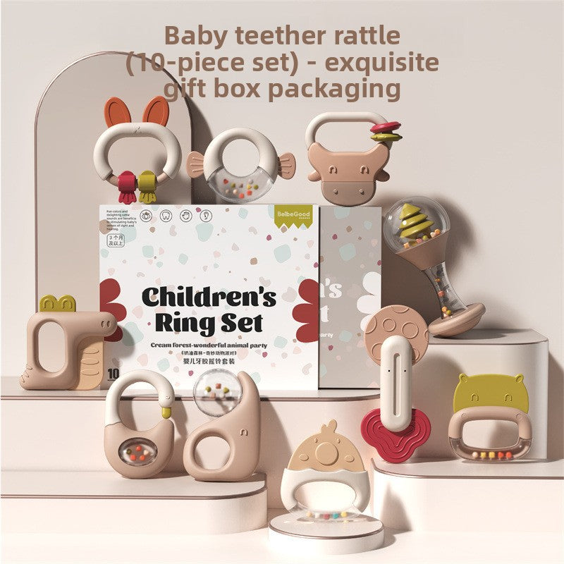 Baby Rattle Teether Set – Safe, Educational & Gift-Ready (0–3 Years)