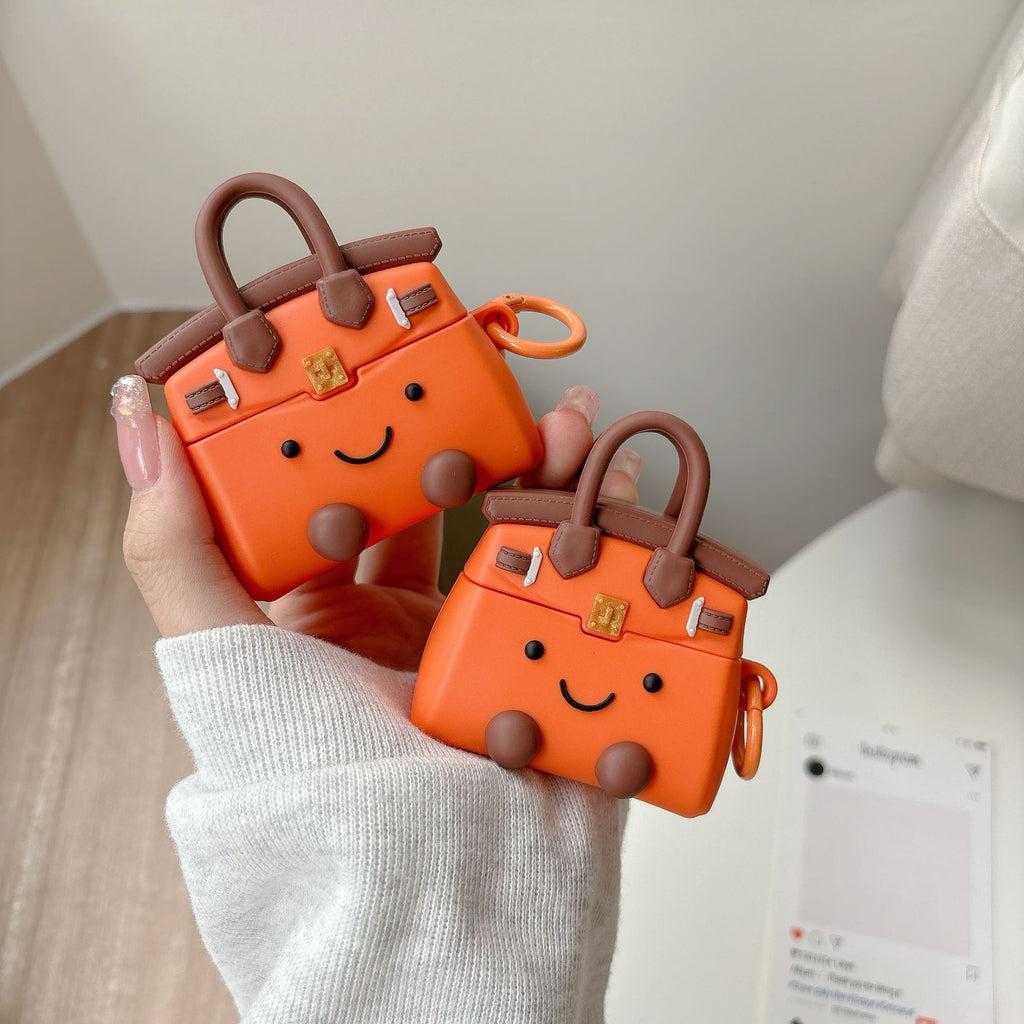 Smiley Face AirPods Case – Silicone Protective Cover